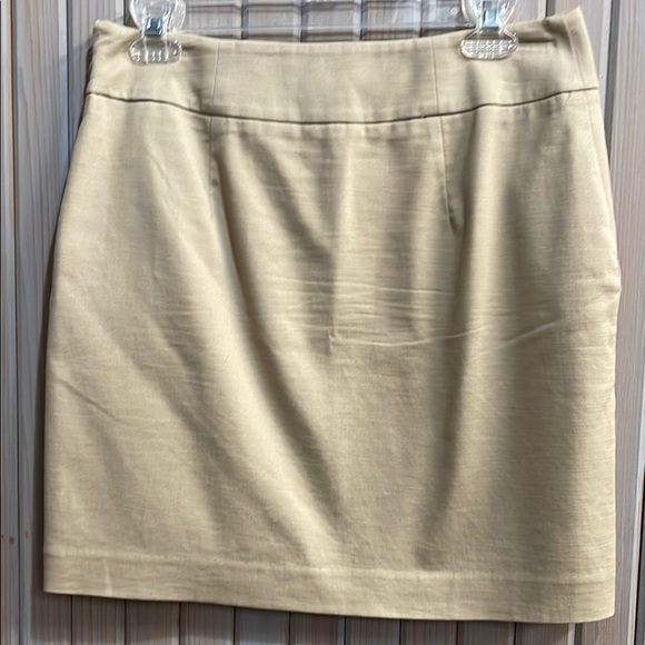 Merona Tan Cream Mini Pencil Skirt Casual - Picture 4 of 4
